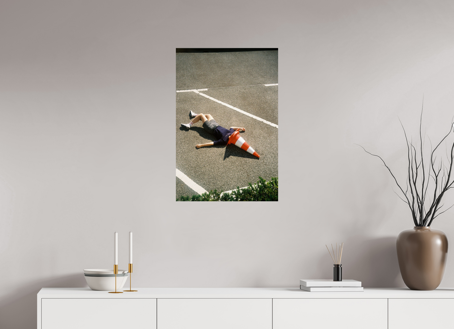 50 x 75 cm, Epson traditional photo paper Kegel Tatort