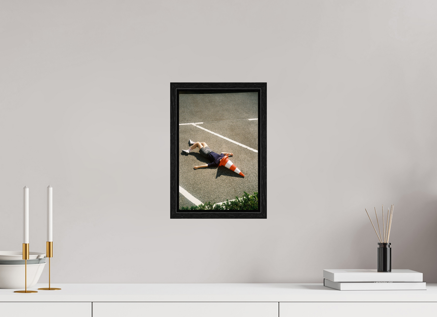 20 x 30 cm, Floater Frame Kegel Tatort